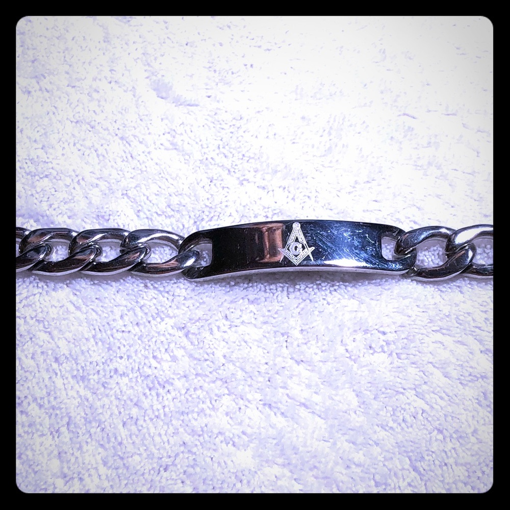 Men Stainless Steel Mason Bracelet
